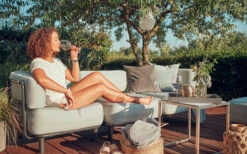 One Bar Element 3 Aufblasbarer Hocker Dark Grey -Freien Camping Geschäft 200978 2614124