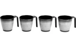 Flamefield Granite Melamin Geschirr-Set 12-tlg. Grey -Freien Camping Geschäft 260345 1856749