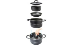 Brunner Ø 20 Cm Pirate Vacublock Kochtopfset 8-tlg. -Freien Camping Geschäft 299399 2110352