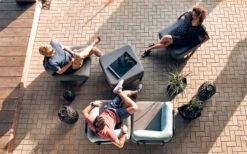 One Bar Element 2 Aufblasbarer Sessel / Sitzelement Light Grey / Green -Freien Camping Geschäft 365723 2596807