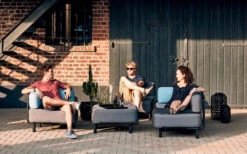 One Bar Element 3 Aufblasbarer Hocker Dark Grey -Freien Camping Geschäft 365726 2614070