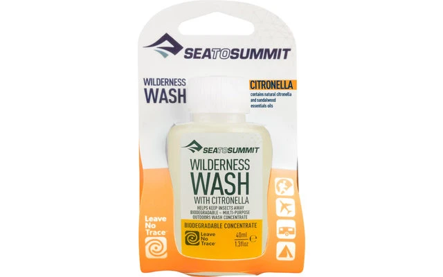 Sea To Summit Wilderness Wash Citronella Wasch- Und Spülmittel 40 Ml 1 Sea To Summit Wilderness Wash Citronella Wasch- Und Spülmittel 40 Ml