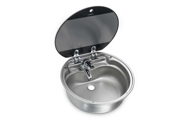 Dometic SNG 420 Runde Spüle Mit Glasabdeckung 420 Mm 1 Dometic SNG 420 Runde Spüle Mit Glasabdeckung 420 Mm