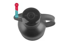 Emsa Isolierkanne Samba 1 Liter Anthrazit Transluzent -Freien Camping Geschäft 458271 3304341