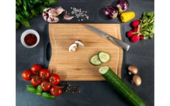 Wenko Schneidebrett Bambus Anti-Rutsch 28,5 X 1,5 X 20 Cm -Freien Camping Geschäft 495801 3509657