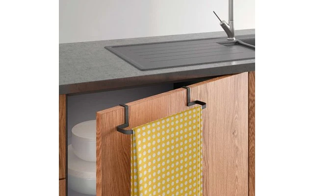 Metaltex Galileo Lava Handtuchhalter Matt Schwarz 1 Metaltex Galileo Lava Handtuchhalter Matt Schwarz