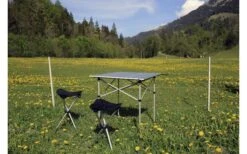 Basic Nature Travelchair Rolltisch Klein 70 X 70 Cm -Freien Camping Geschäft 504137 3331743