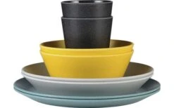 Mepal Bloom Melamin Geschirr-Set 8-teilig Pebble White -Freien Camping Geschäft 510842 3435920 1