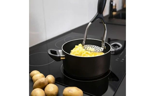 Westmark Kartoffelstampfer Spezial Silber/schwarz 2 Westmark Kartoffelstampfer Spezial Silber/schwarz – Bild 2