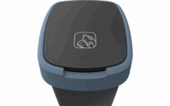 Rotho Twist Abfalleimer Mit Schwing- Und Klappdeckel 25 Liter Dunkelsilber -Freien Camping Geschäft 689031 4830092 1