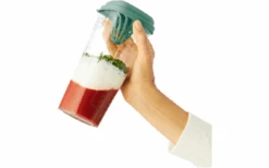 Rotho Loft Shaker 5 In 1 Trinkflasche 1 Liter Mistletoe Grün -Freien Camping Geschäft 689367 4710497