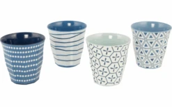 Bo-Camp Geschirrset Mix&Match 16-tlg Melamin Blau -Freien Camping Geschäft 691982 4704956