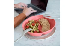 Koziol Connect Separee Menüteller Mit Deckel 1,5 Liter Nature Wood -Freien Camping Geschäft 731750 4917074