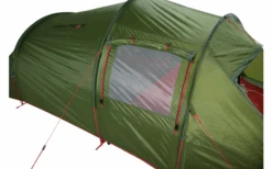 High Peak Falcon 3 LW Lightweight 3 Personen Tunnelzelt Aluminium Gestänge Olive/rot -Freien Camping Geschäft 733031 4904030