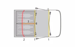 Outwell Hayward Lake 4ATC Aufblasbares Tunnelzelt 4 Personen -Freien Camping Geschäft 789707 5207522