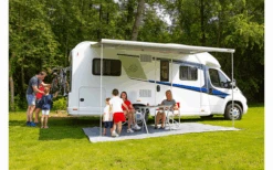 Fiamma F45s 190 Markise Rechtslenker Gehäusefarbe Polar White Tuchfarbe Royal Grey 190 Cm -Freien Camping Geschäft 803030 5244419