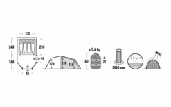 High Peak Zelt Goshawk 4 Tunnelzelt 11 High Peak Zelt Goshawk 4 Tunnelzelt -Freien Camping Geschäft 803042 5244845