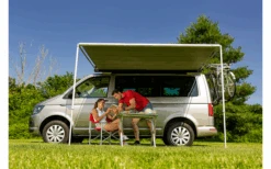 Fiamma F35 Pro 180 Dachmarkise Gehäusefarbe Deep Black Tuchfarbe Royal Grey 180 Cm -Freien Camping Geschäft 808382 5278139